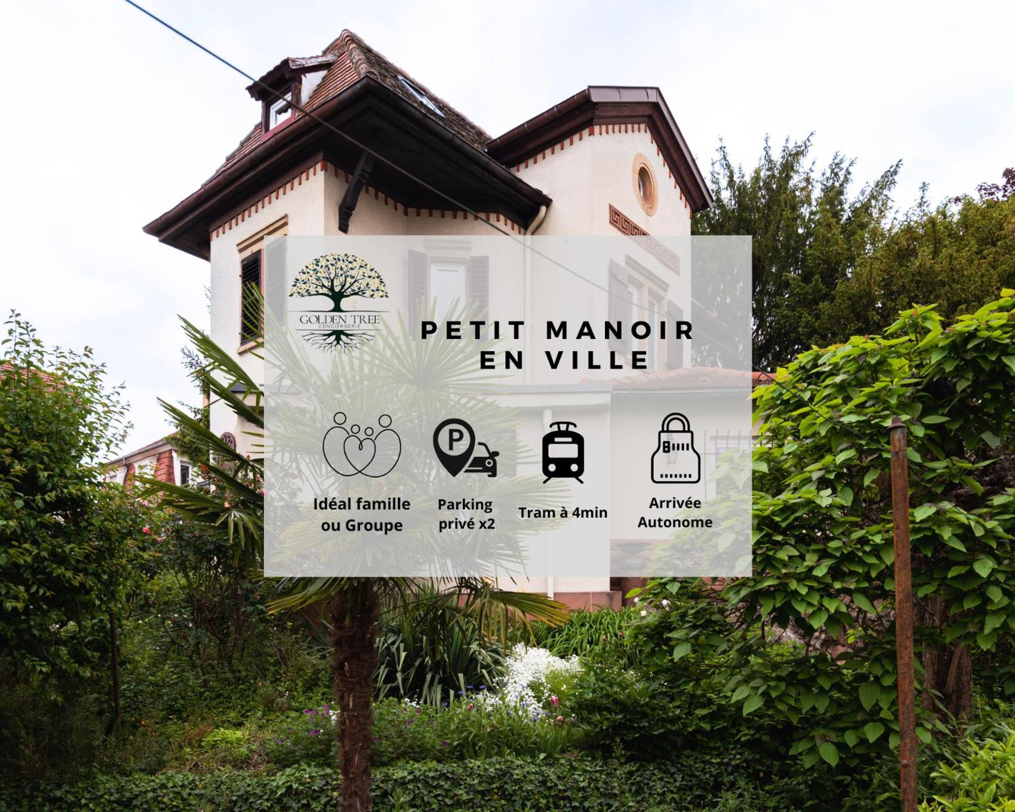Petit Manoir En Ville - Parking Prive - 15 Min Hyper-Centre Estrasburgo Exterior foto
